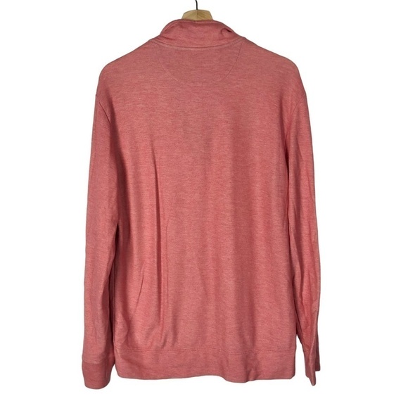 Vineyard Vines Washed Red Saltwater 1/4 Zip Pullover Sweater M - Picture 2 of 3